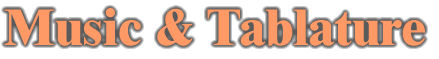 Music & Tablature